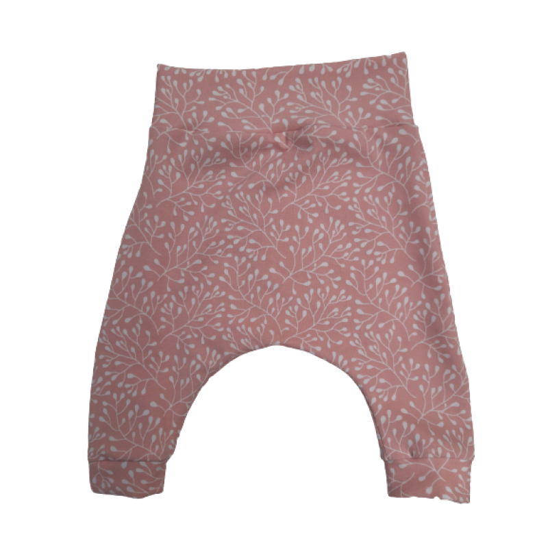 Baggy broekje - Roze takjes